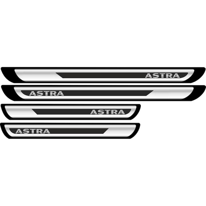 Set protectie praguri adezive imitatie Crom Opel Astra