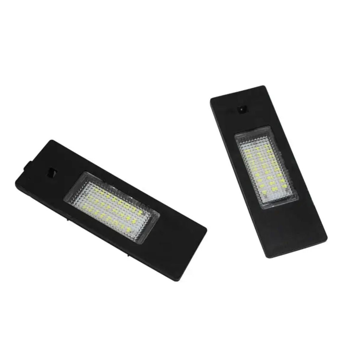Set de 2 lampi numar LED BMW seria 1 E81, E87, F20, F21, Z4 E85, X2 F39, X4 G02, Seria 6 E63, Mini R55