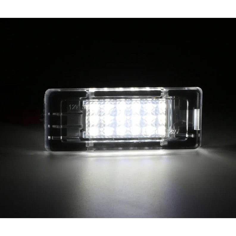 Set 2x Lampi LED pentru numar dedicate Dacia Duster(2010-2017), Logan MCV, Lodgy, Renault, fara eroare
