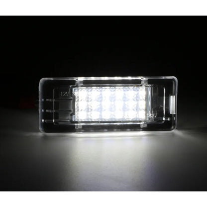Set 2x Lampi LED pentru numar dedicate Dacia Duster(2010-2017), Logan MCV, Lodgy, Renault, fara eroare