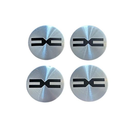 Set 4 capace roti 56mm Dacia DC Argintii compatibil/inlocuitor janta aliaj