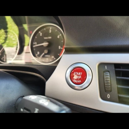 Buton Capac Start Stop Compatibil cu BMW E60 E63 E70 E71 E82 E84 E90 E91 E92 E93, Rosu