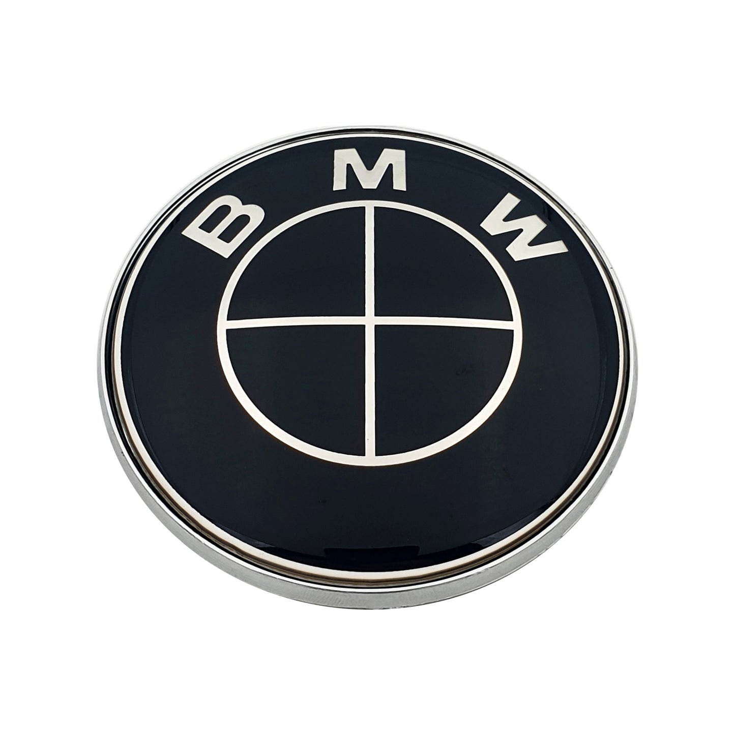 Emblema Capota BMW, 82mm, Full Black Lucios
