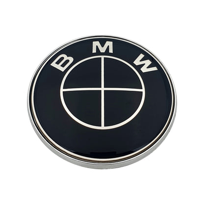 Emblema Capota BMW, 82mm, Full Black Lucios