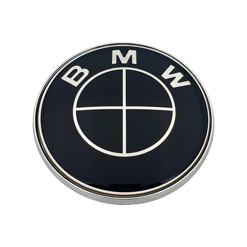 Emblema Capota BMW, 82mm, Full Black Lucios
