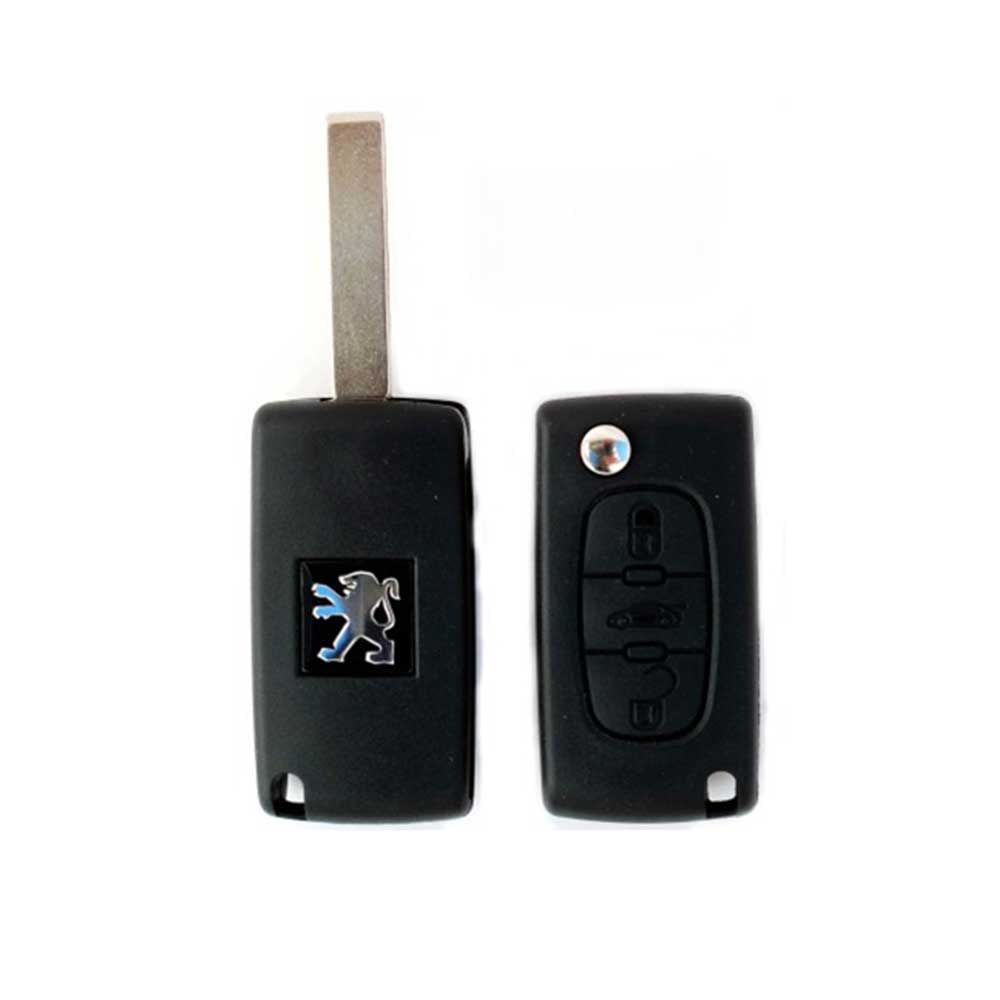 Emblema Cheie Peugeot 16mm