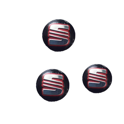 Emblema Cheie Seat, Culoare Negru 14mm