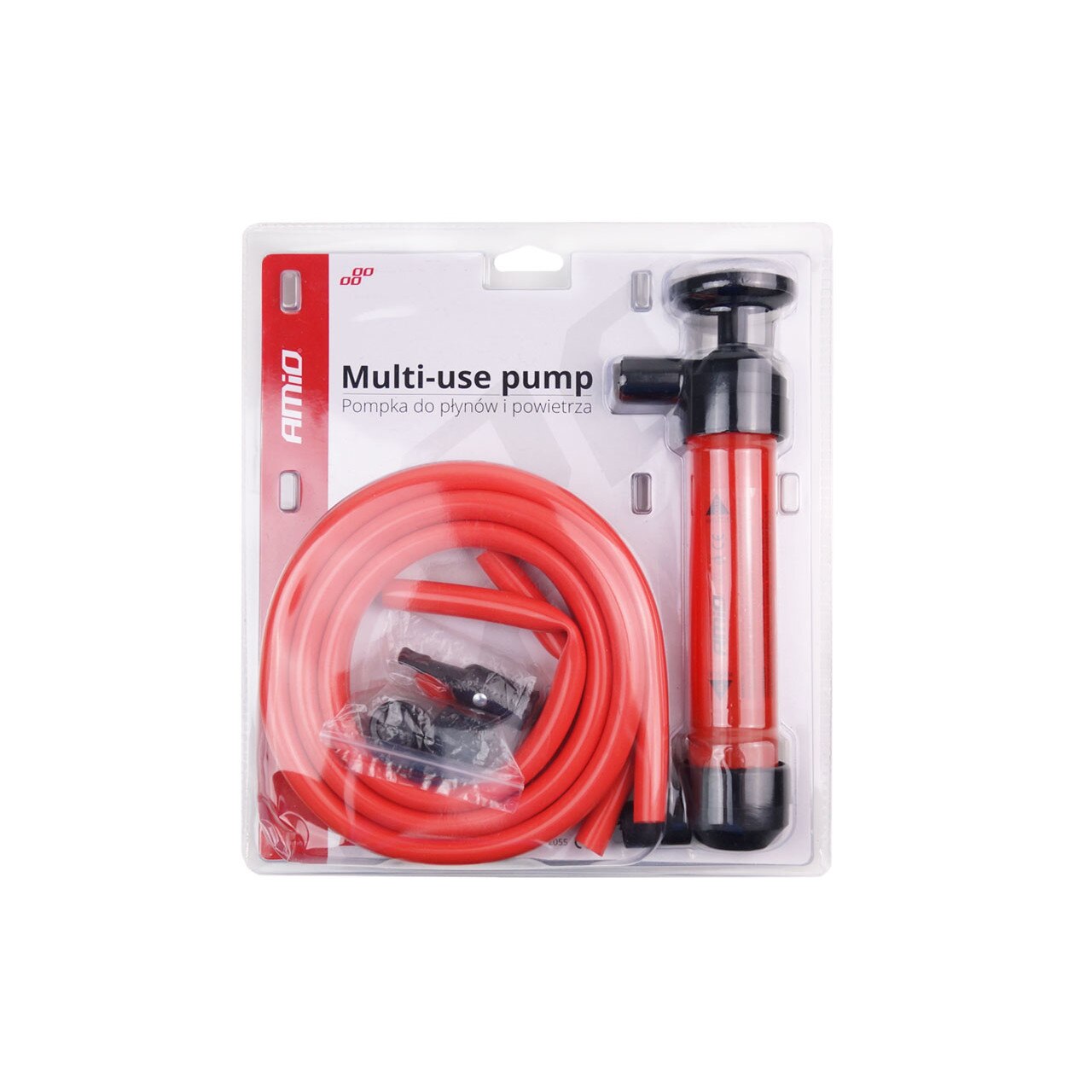 Pompa manuala 3in1 pentru aer si ulei, cu 4 conectori