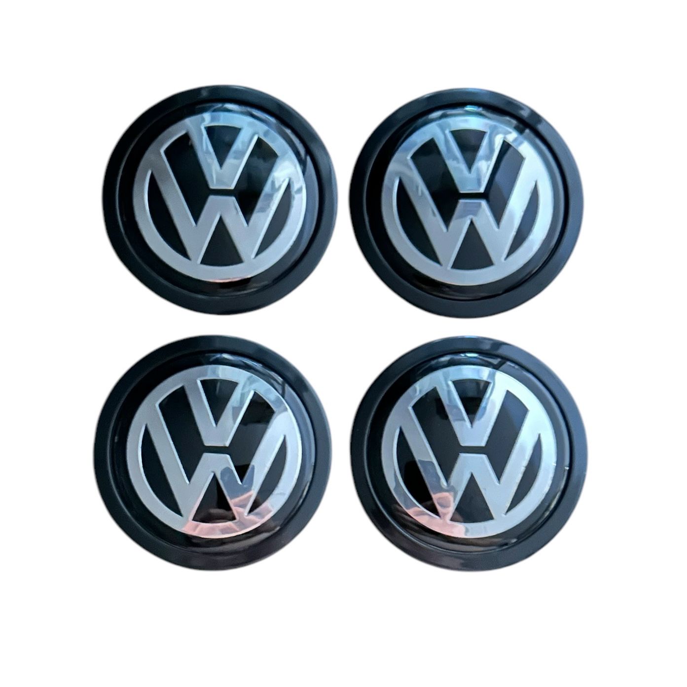 Set 4 capace roti 69mm exterior, 56mm interior VW compatibil/inlocuitor janta aliaj