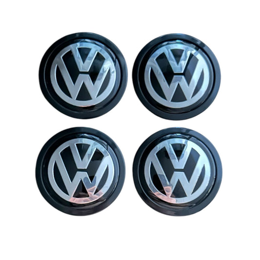 Set 4 capace roti 69mm exterior, 56mm interior VW compatibil/inlocuitor janta aliaj
