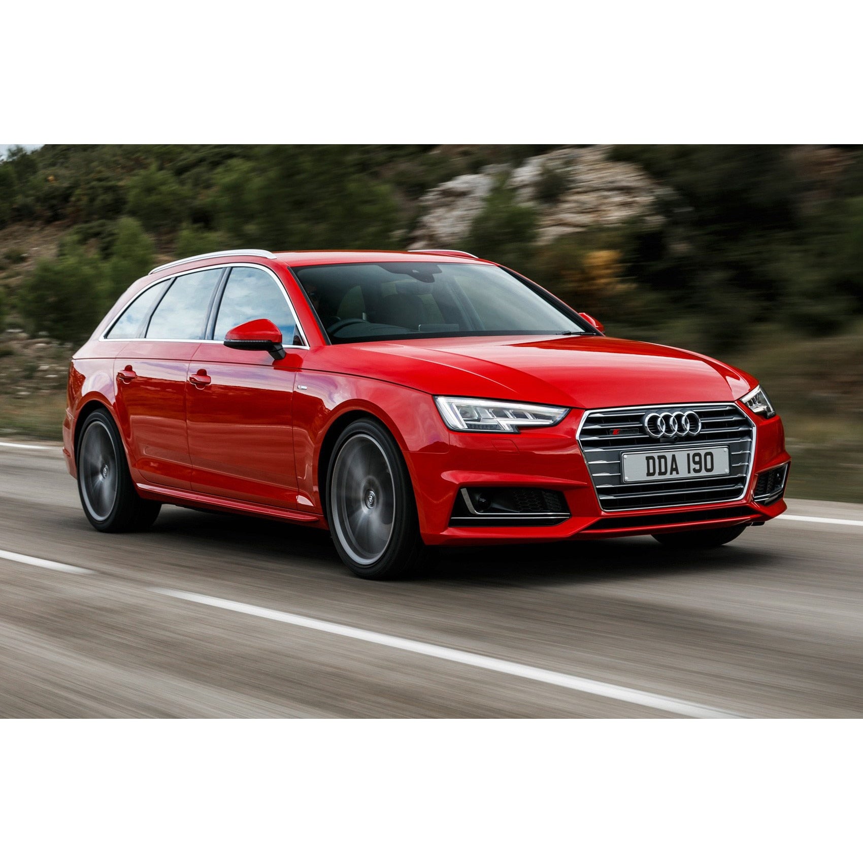 Emblema Sline pentru grila fata Audi, Negru matt