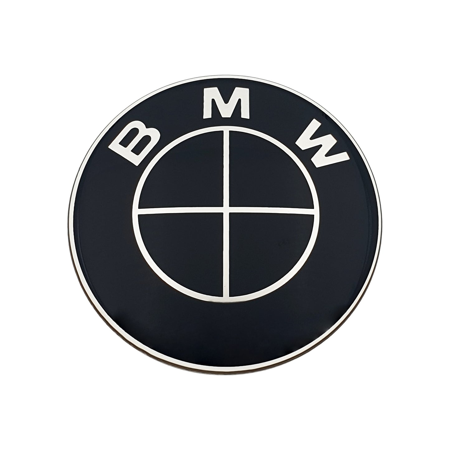 Emblema Capota BMW, 82mm, Full Black Lucios