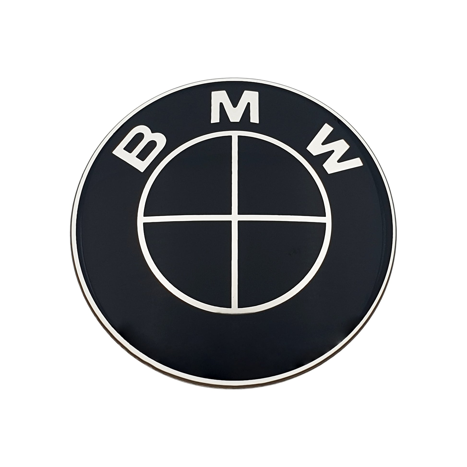 Emblema Capota BMW, 82mm, Full Black Lucios