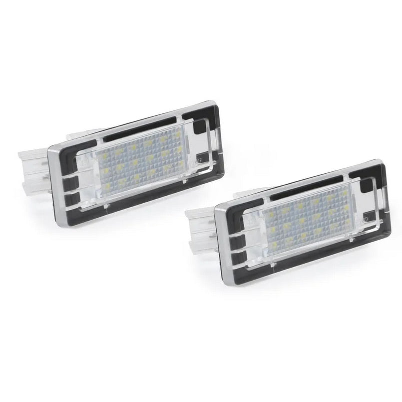 Set 2x Lampi LED pentru numar dedicate Dacia Duster(2010-2017), Logan MCV, Lodgy, Renault, fara eroare