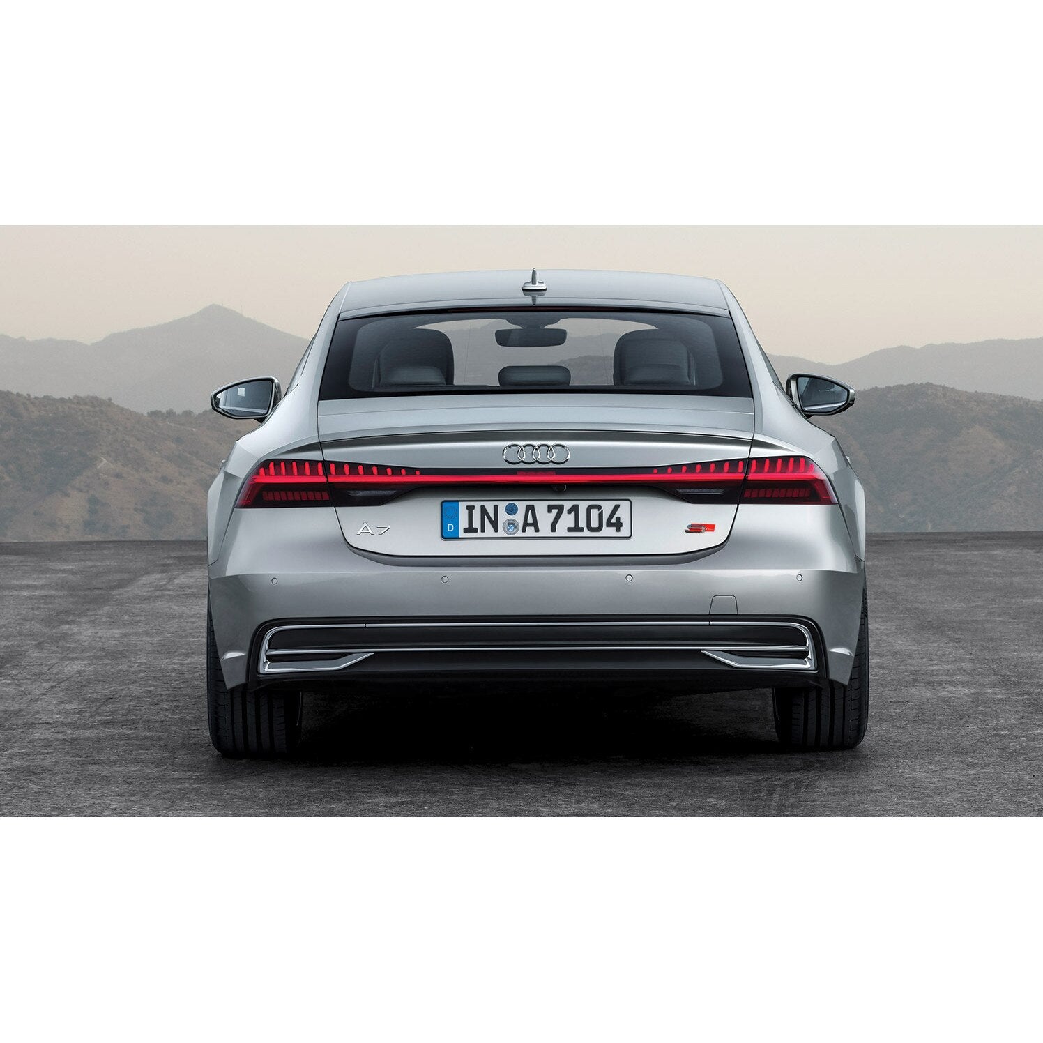 Emblema Sline, pentru spate portbagaj Audi