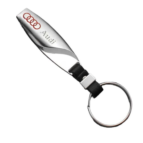 Breloc Pentru Cheie Audi, Argintiu/Negru