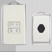 Husa cheie keyless Renault Clio V, Megane IV, Talisman, Kadjar, Zoe, Dacia Duster, Logan 3, Sandero 3 Alb