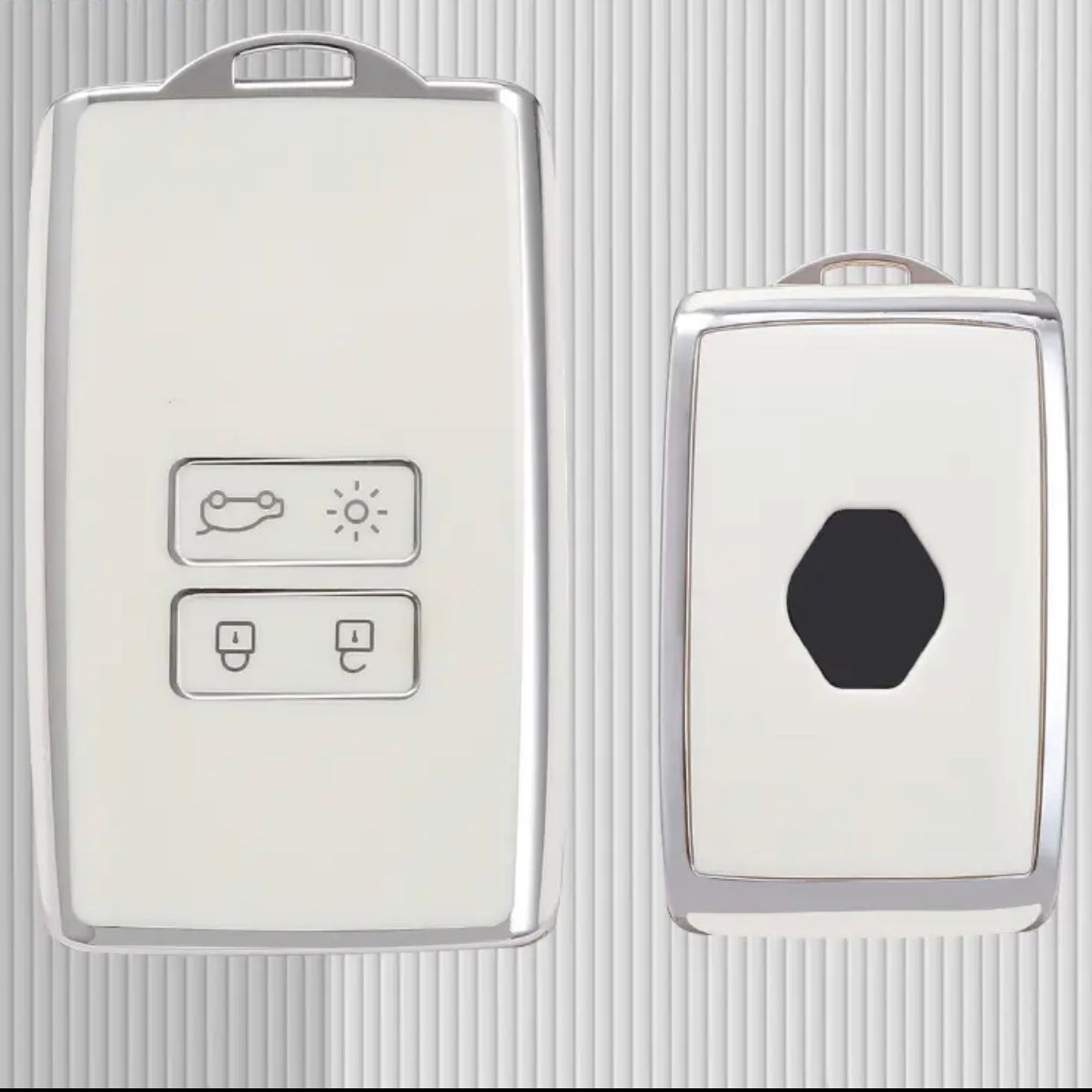 Husa cheie keyless Renault Clio V, Megane IV, Talisman, Kadjar, Zoe, Dacia Duster, Logan 3, Sandero 3, Negru