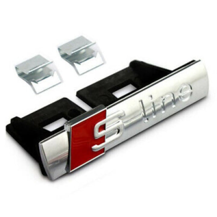 Emblema 3D pentru Audi A1 A3 A4 A5 A6 A7 A8 Q3 Q5 Q7, Audi, Multicolor