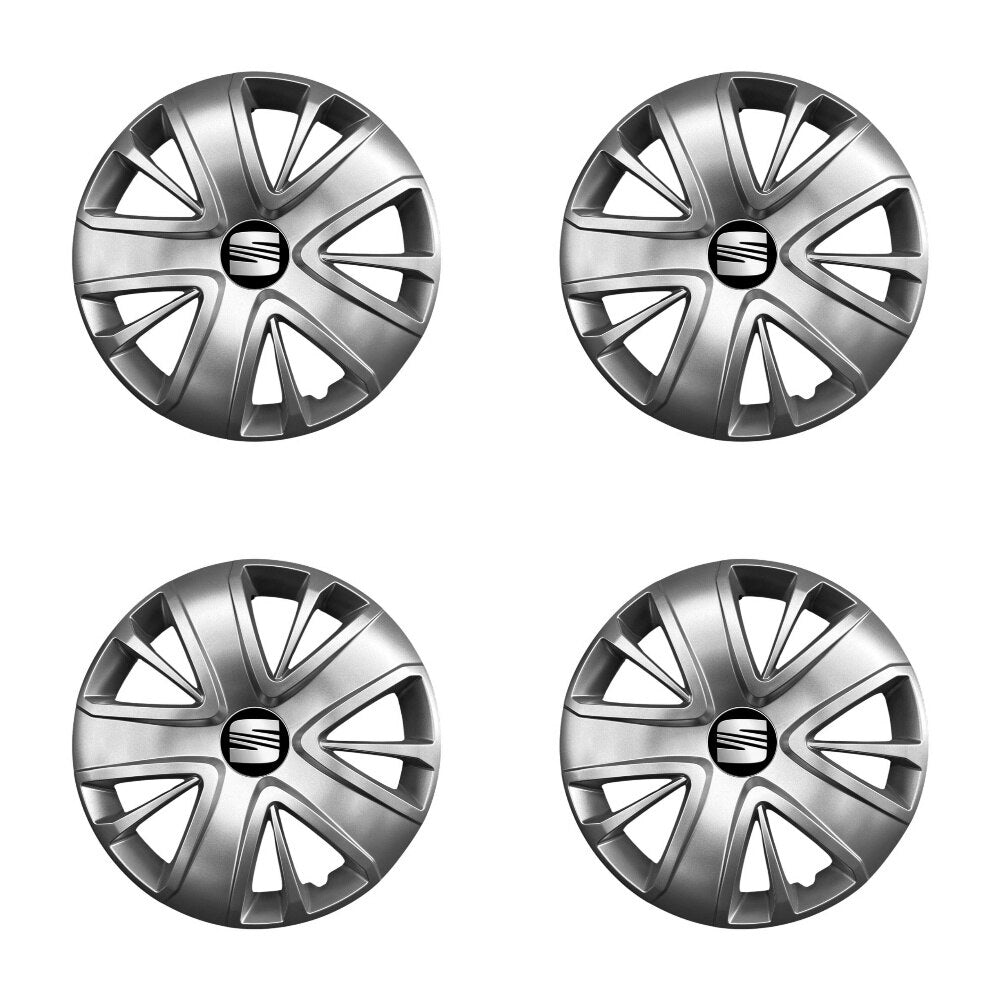 Set 4 Capace Roti R15 AUTOHELIX MSA ®, Potrivite Jantelor de 15 inch, pentru SEAT, Model 341