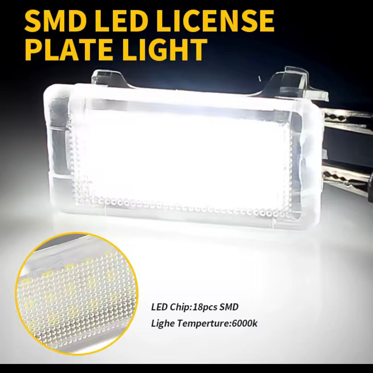 Lampa LED interior/portbagaj pentru Opel Vectra A, B, C, Zafira A, Astra F, G, H, Corsa A, B, C, D, Kadett E, Omega A, B, Senator B, Signum, Insignia A, Agila A, B, Ascona C, Calibra, Tigra