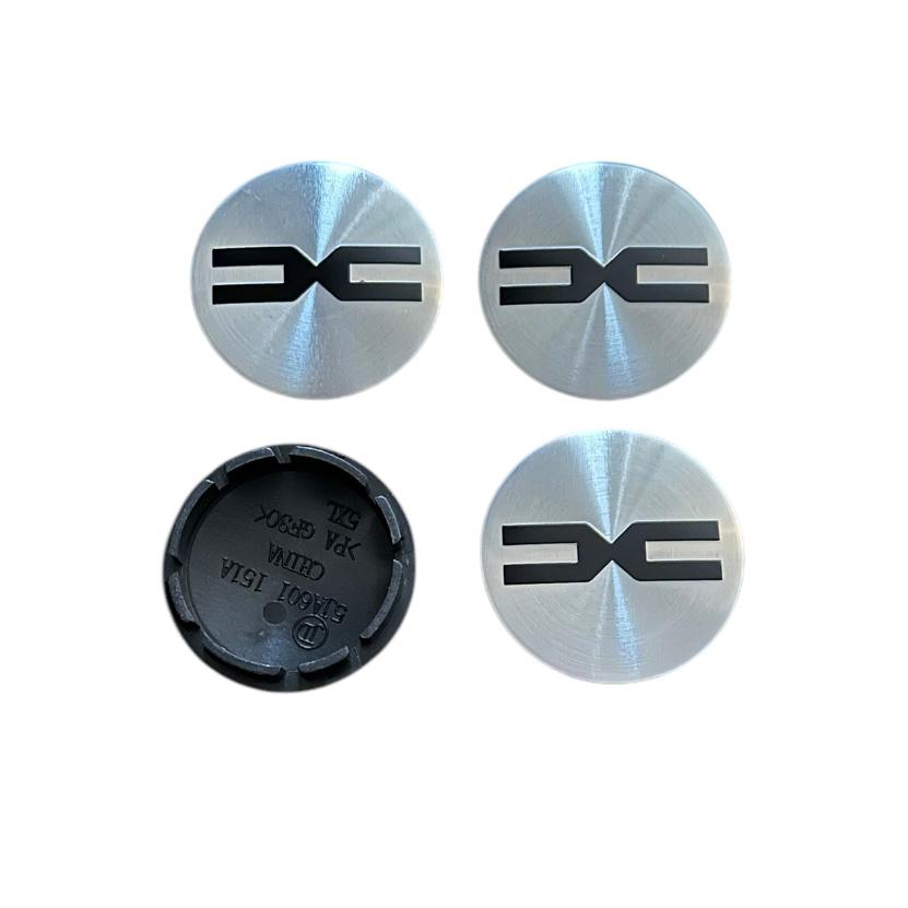Set 4 capace roti 56mm Dacia DC Argintii compatibil/inlocuitor janta aliaj