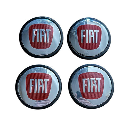 Set 4 capace roti 61mm exterior, 56mm interior Fiat compatibil/inlocuitor janta aliaj