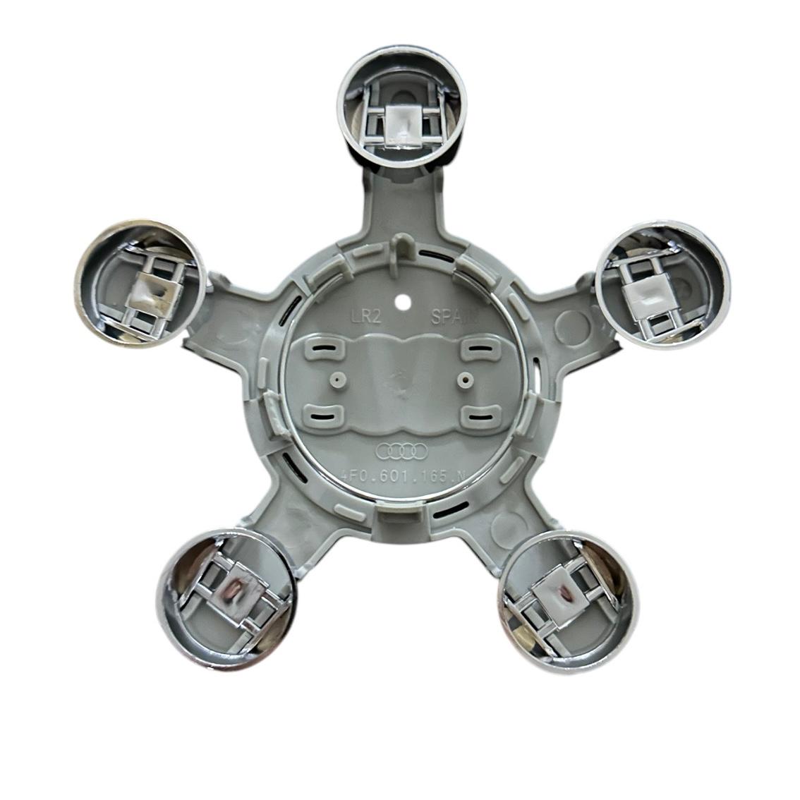 Set 4 capacele Volkswagen Gheara 135mm pentru jante de Audi Gri