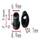 Set 4 Bucse Cauciuc, Maf, pentru Emblema Capotă/Hayon BMW, 82mm/74mm