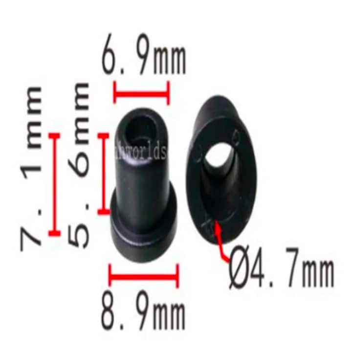 Set 4 Bucse Cauciuc, Maf, pentru Emblema Capotă/Hayon BMW, 82mm/74mm