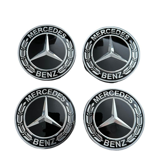 Set 4 capace roti 68mm Mercedes compatibil/inlocuitor janta aliaj