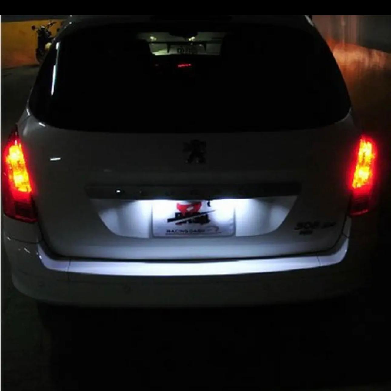 Set de 2 Lampi numar LED pentru Citroen C3 III, C4 II, Picasso, Grand Picasso, C5 III, C4 Cactus, Peugeot 2008, 208, 308, 3008 2