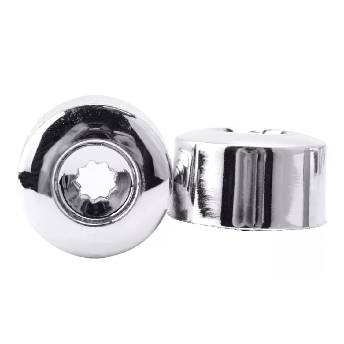 Set 20 capace prezoane pe 17 + cheie de scos capacele, argintii