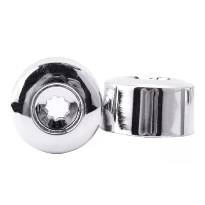 Set 20 capace prezoane pe 17 + cheie de scos capacele, argintii