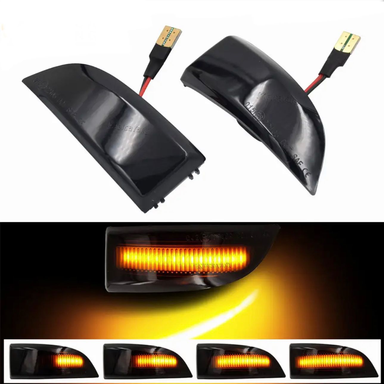 Set 2 Semnalizari Led Oglinda Dinamice, Secventiale compatibile cu : Renault Grand Scenic III, Scenic III, Megane 3, Fluence, Laguna 3 X91, Latitude