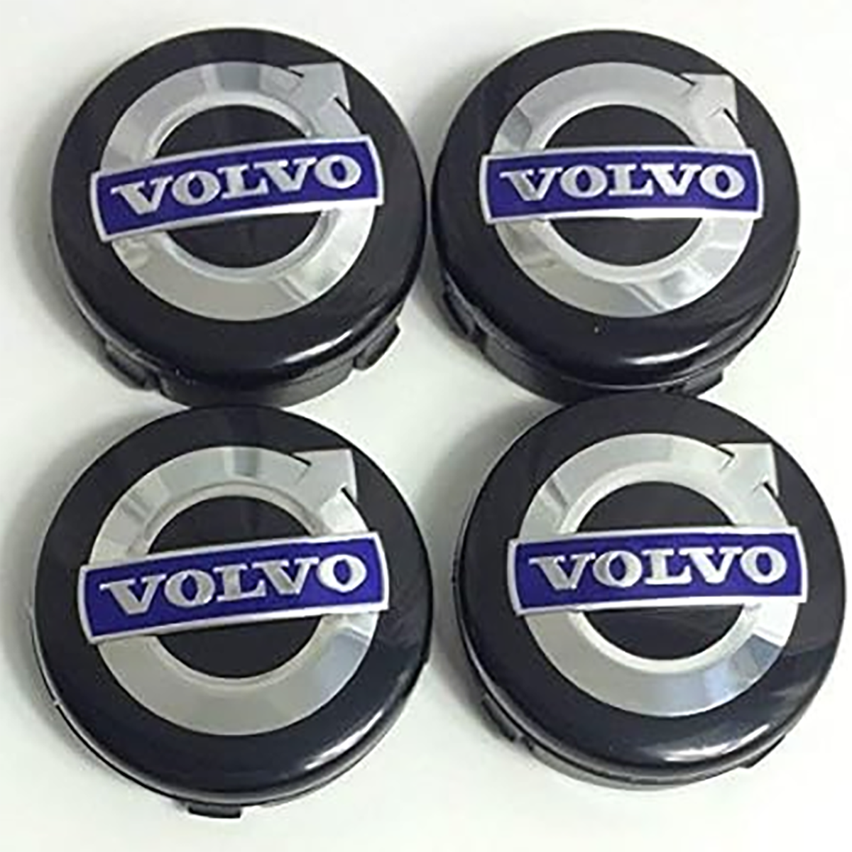 Set 4 Capace Centrului Roti 64mm pentru Volvo V40 V60 V90 S60 S40 V70 XC70 XC60 XC90, Rezistent la Apa si Praf, Anti-Rugina, Cod 4B0601170