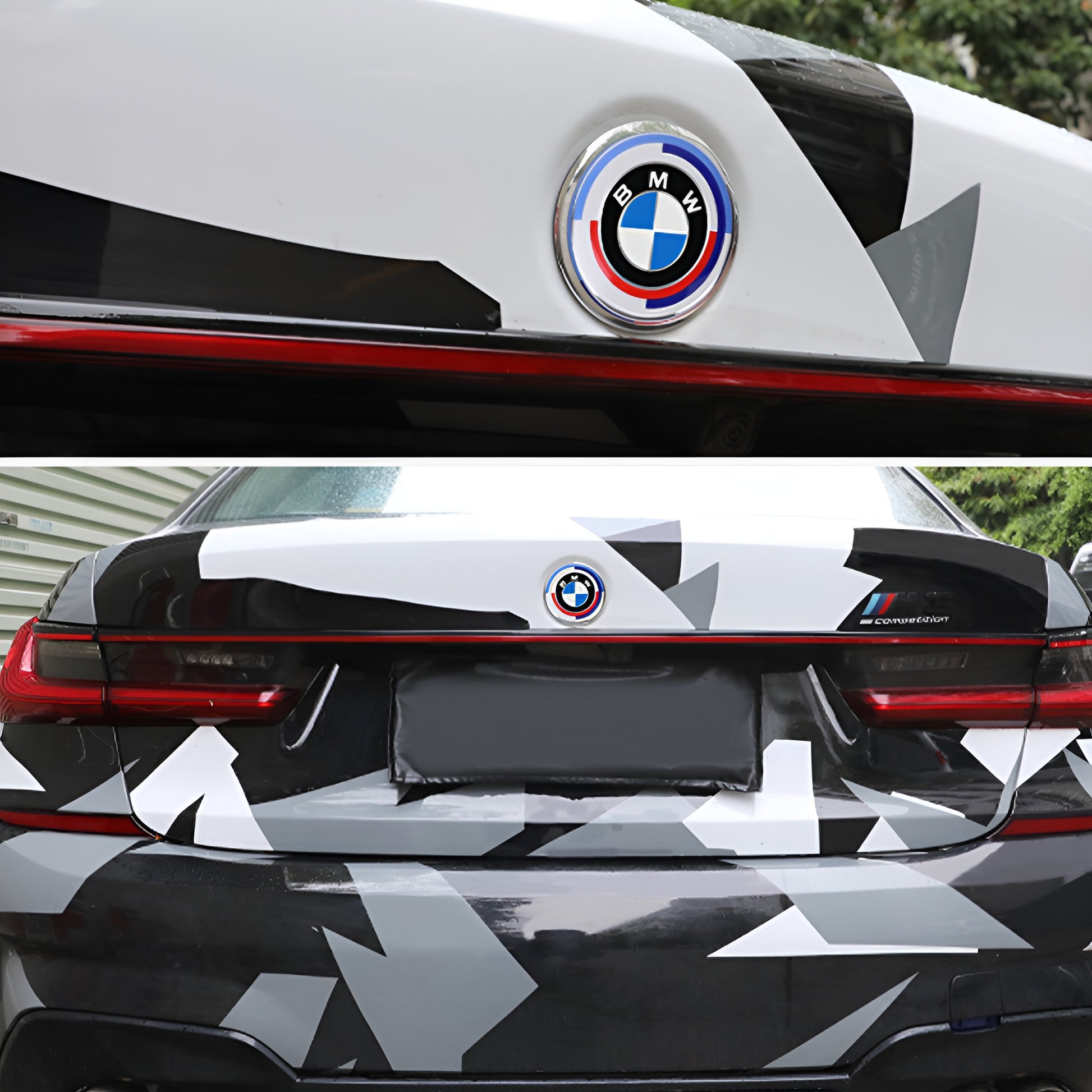 2 buc 82 mm editie a 50-a aniversare capota capota fata emblema rotund pentru insigna pentru BMW 1 3 5 M3 M4 Z4. (vine cu 4gromnet)