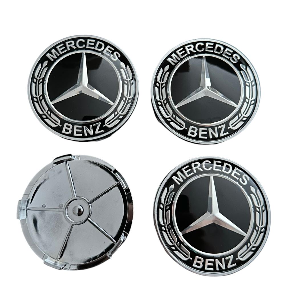 Set 4 capace roti 68mm Mercedes compatibil/inlocuitor janta aliaj