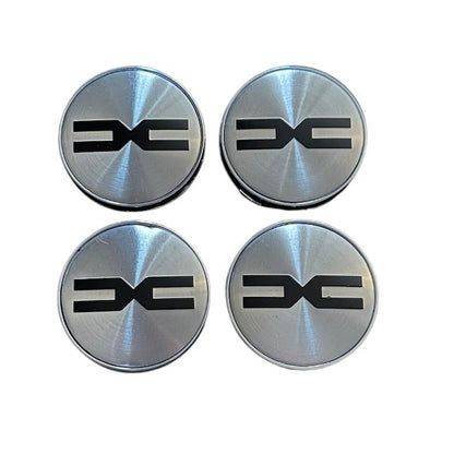 Set 4 capace roti 60mm Dacia DC Argintii compatibil/inlocuitor janta aliaj