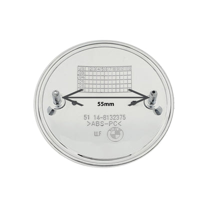 Emblema Capota BMW, 82mm, Full Black Lucios