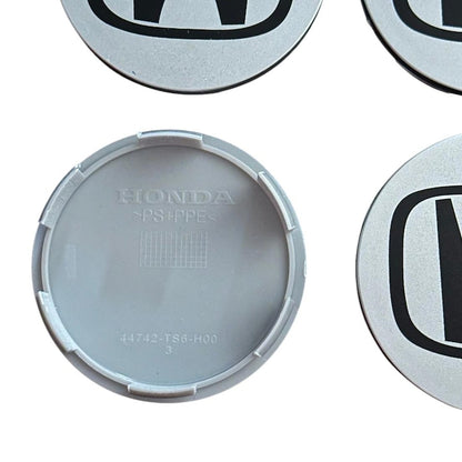 set 4 Capace jante aliaj Honda 69mm Gri Negru