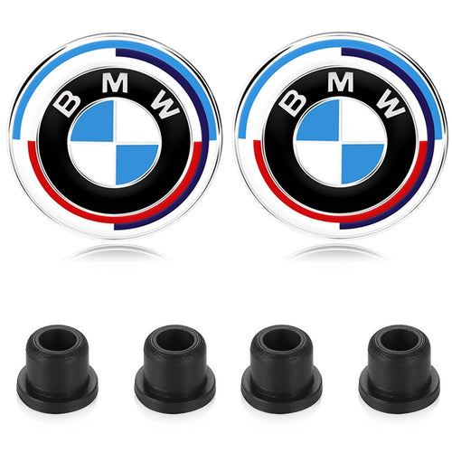 2 buc 82 mm editie a 50-a aniversare capota capota fata emblema rotund pentru insigna pentru BMW 1 3 5 M3 M4 Z4. (vine cu 4gromnet)