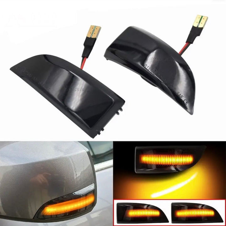 Set 2 Semnalizari Led Oglinda Dinamice, Secventiale compatibile cu : Renault Grand Scenic III, Scenic III, Megane 3, Fluence, Laguna 3 X91, Latitude