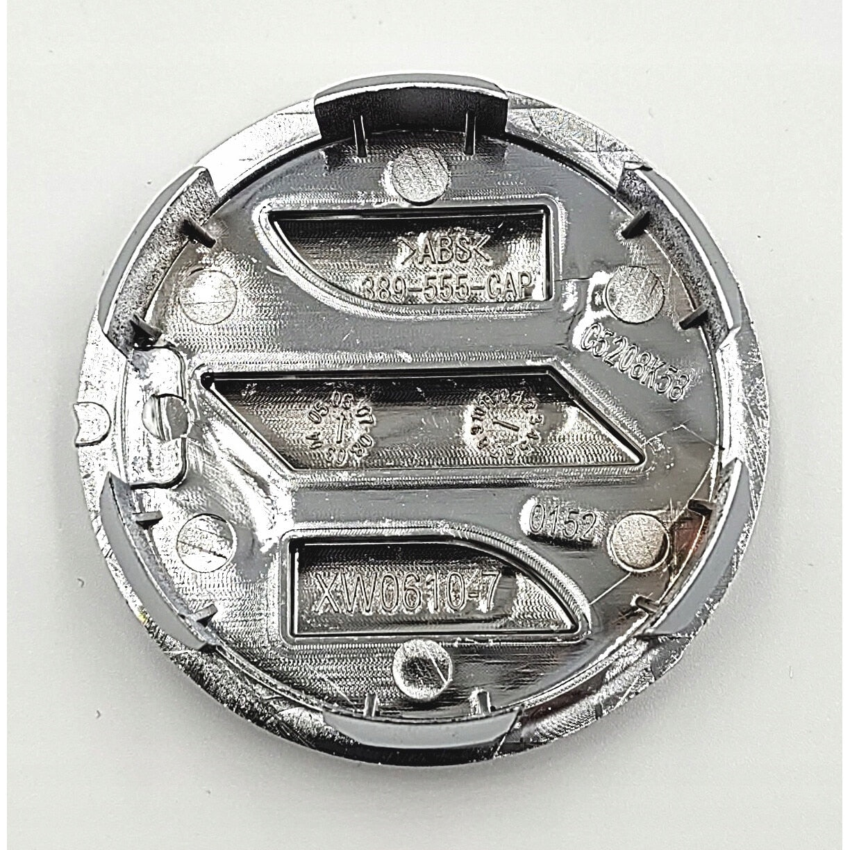 Set 4 capace jante SUZUKI, 58mm, Negru, Argintiu