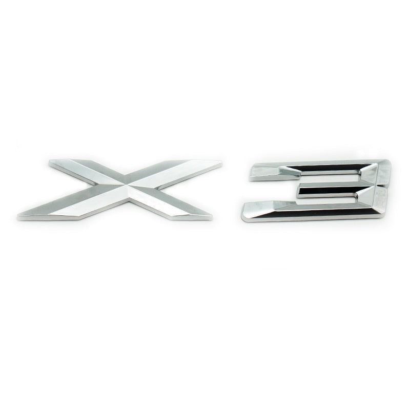 Emblema X3, pentru spate portbagaj BMW