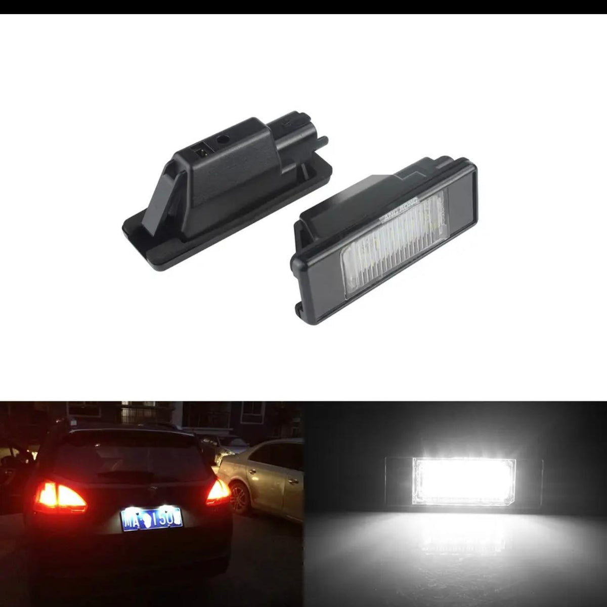 Set de 2 Lampi numar LED pentru Citroen C3 III, C4 II, Picasso, Grand Picasso, C5 III, C4 Cactus, Peugeot 2008, 208, 308, 3008 2