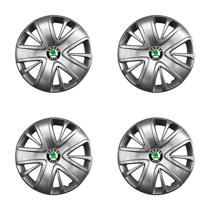 Set 4 Capace Roti R15 AUTOHELIX MSA ®, Potrivite Jantelor de 15 inch, pentru SKODA, Model 341