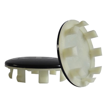 Set 4 capacele roti 58 mm Kia, pentru jante aliaj, Negru chrom