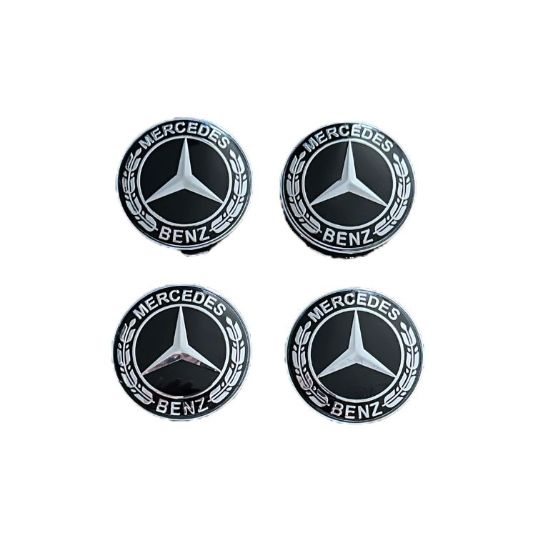 Set 4 capace roti 60mm Mercedes Benz compatibil/inlocuitor janta aliaj