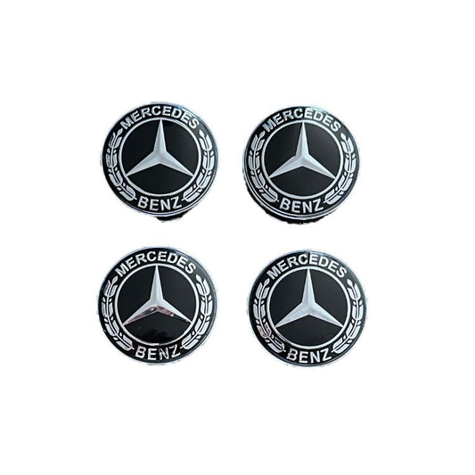 Set 4 capace roti 60mm Mercedes Benz compatibil/inlocuitor janta aliaj